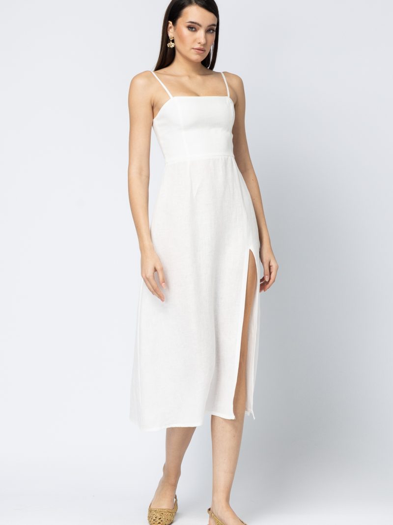 Solene Linen Dress (FY65112)