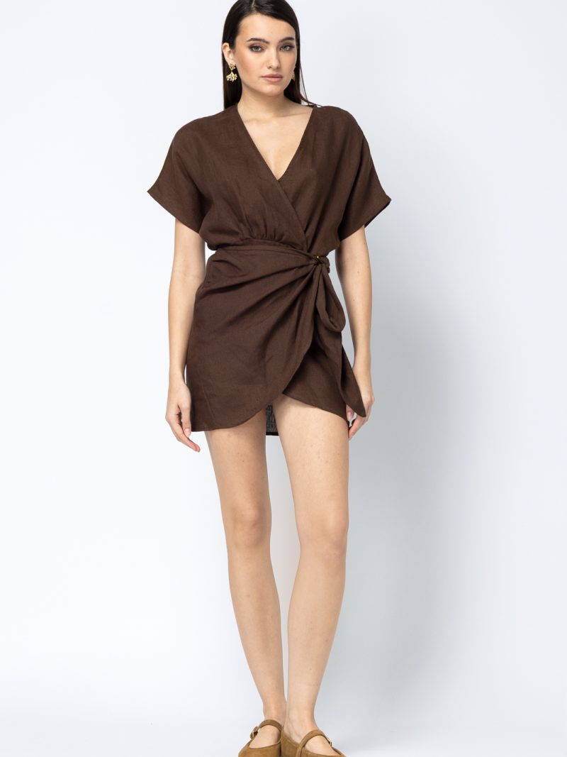Camille Linen Dress (FY65257)