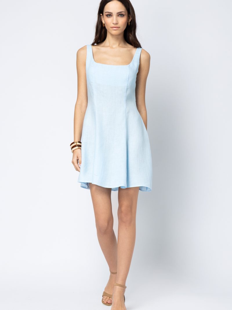 Iris Linen Dress (FY65813)