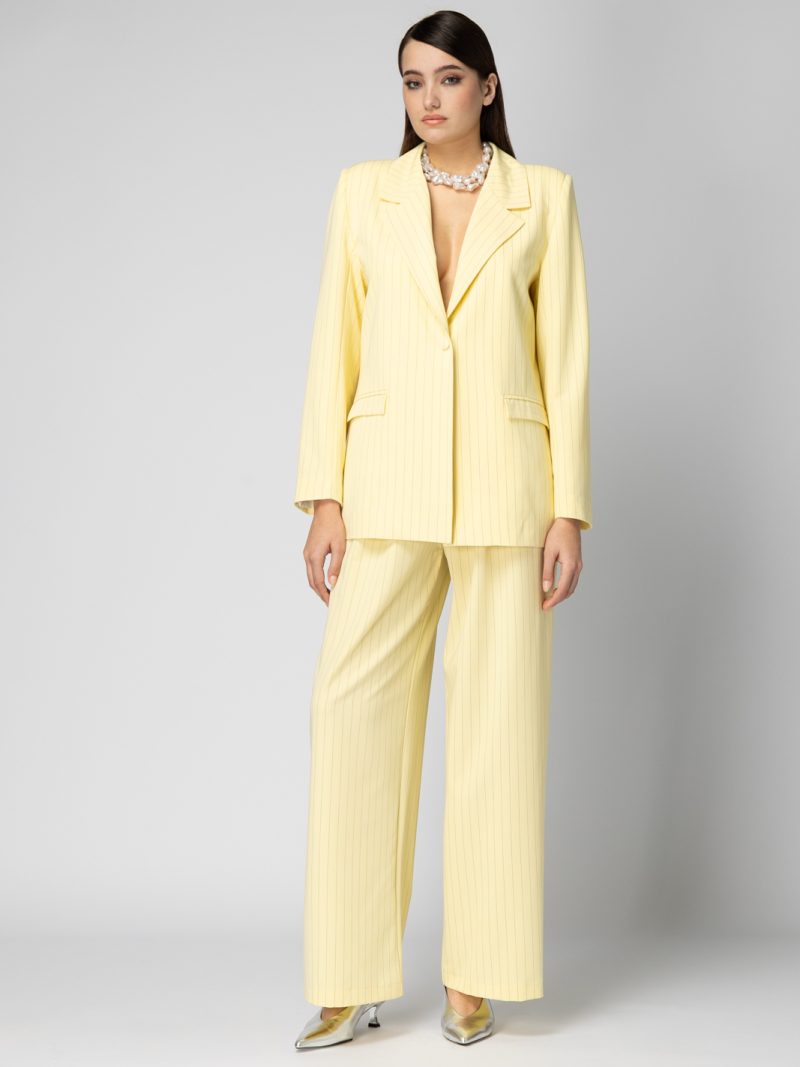Lumi Striped Blazer (FY95741)