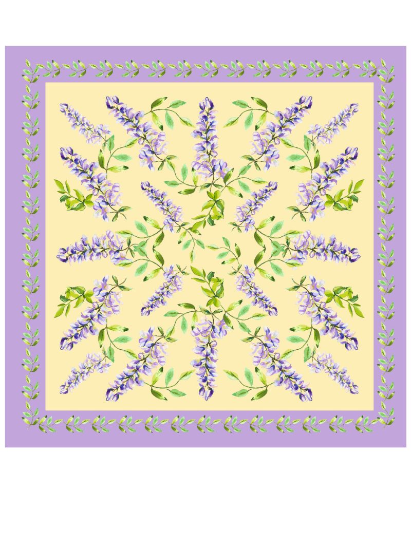 Jardin Satin Scarf (FY67)