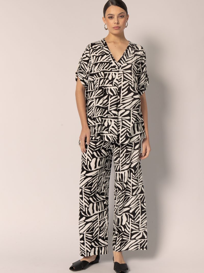 Printed Viscose Pants (17370)