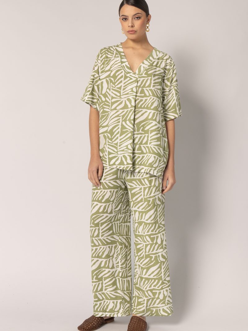 Printed Viscose Shirt (17371S)