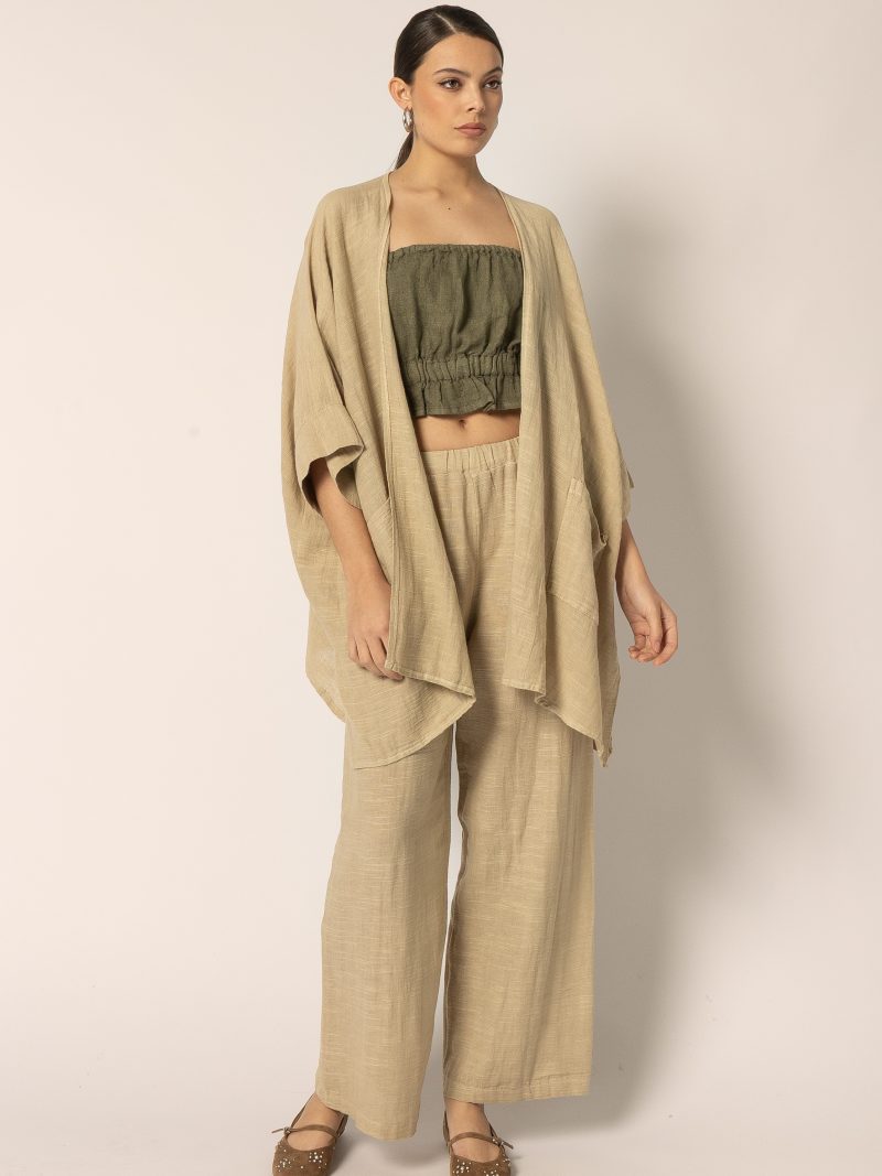 Linen Blend Relaxed Tunic (83389)