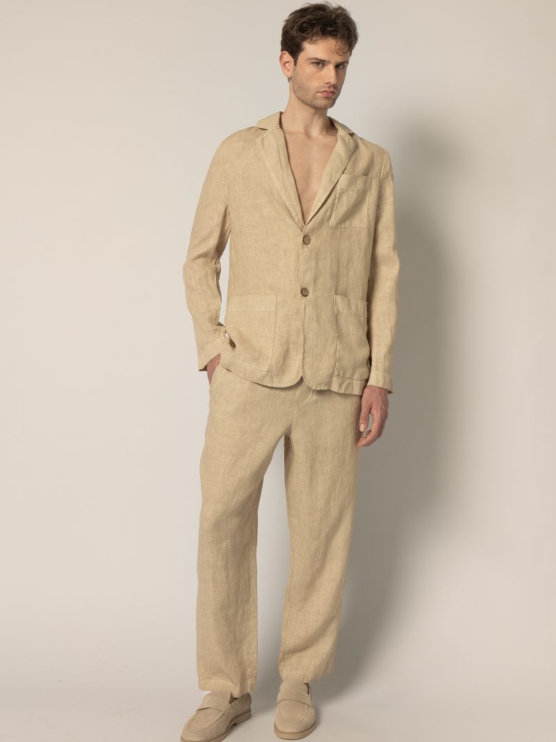 Heavy Linen Pants (41394X)